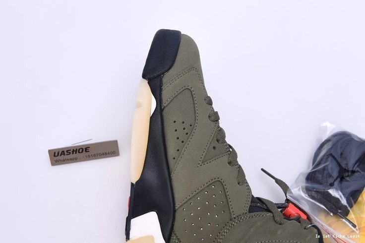 Jordan Travis 6 Air CN1084-200 Medium Jack Olive Scott Cactus 0323